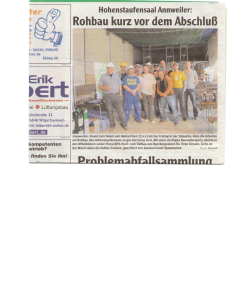 3ter Zeitungsartikel